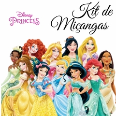 Kit Miçangas Princesas da Disney P/ Pulseiras +800un de miçangas