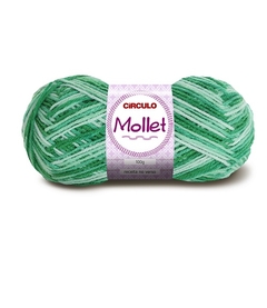 Kit 5 Novelos Fio Lã Mollet 100g Círculo Cores Tricô/Crochê