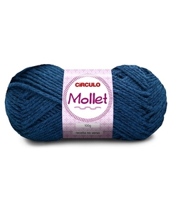 Kit 5 Novelos Fio Lã Mollet 100g Círculo Cores Tricô/Crochê - comprar online