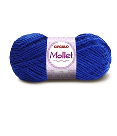 Kit 5 Novelos Fio Lã Mollet 100g Círculo Cores Tricô/Crochê