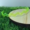 Tiara Ondulada com Glitter 10mm Verde Neon