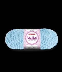 Lã Mollet 40g Círculo Tricô/Crochê Cores Lisas e Multicolor