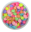 Miçanga Plástica Concha Candy Colors 12x15mm Com Furo Passante