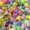 Miçanga Coração Candy Colors 10x8mm 35 unidades