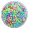 Miçanga de Coração Candy Colors 8mm