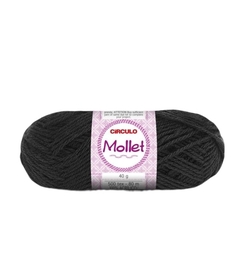 Kit 5 Novelos Fio Lã Mollet 40g Círculo Tricô/Crochê Cores