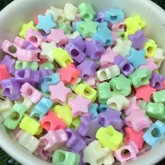 Miçanga Estrela Candy Colors 10mm