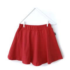 Pollera con Short lisa rojo