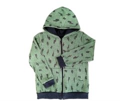 Campera Rayos verde