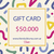 GIFT CARD - $50.000