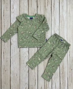 Pantalón Dora verde - comprar online