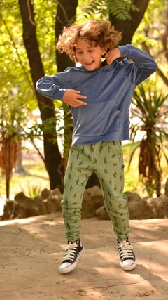 Pantalón Rayos verde - comprar online