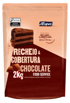 RECHEIO E COBERTURA CHOCOLATE POUCH 2Kg