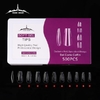 TIPS SOFT GEL COFFIN CORTO PARIS NIGHT 500 UNID (CAJA LILA)