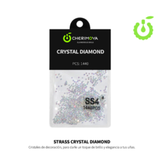 STRASS CRYSTAL DIAMOND SS PLATEADO CHATO CHERIMOYA 11095 en internet