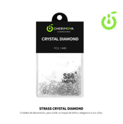 STRASS CRYSTAL DIAMOND SS PLATEADO CHATO CHERIMOYA 11095 - tienda online