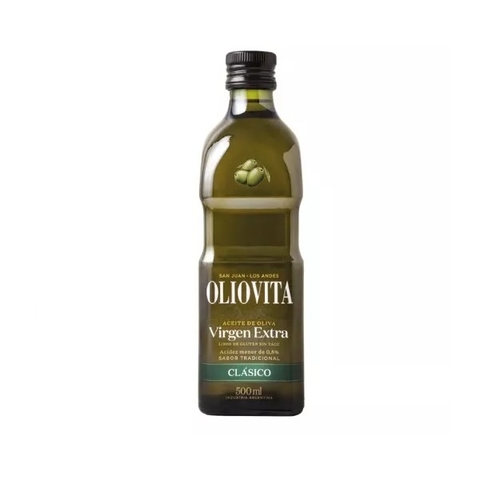 Aceite De Oliva Virgen Extra Clásico Oliovita 500ml
