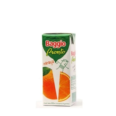 JUGO DE NARANJA X 200 CC BAGGIO