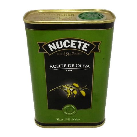 ACEITE OLIVA VIRGEN LATA X 500 CC NUCETE NATURAL