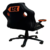 Silla de escritorio Lüsqtoff SGL100-9 gamer ergonómica negra y naranja con tapizado de cuero sintético en internet