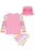 BLUSA ML E CALCINHA E CHAPEU ROSA NEON na internet