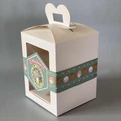 MINI PACK x 2u -Huevo PASCUAS TRADICIONAL 14 a 18 cm - CART BAG M + ZOCALO para Huevo de 15/17 cm + FAJA DE PASCUAS (13x13x17 cm) - tienda online