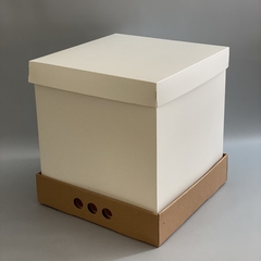 MINI PACK x 2 u BIG BOX 40 TAPA SIMPLE CARTULINA BLANCA (35x35x40 cm) en internet