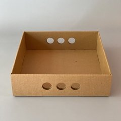 Pack x 6 u BANDEJA KRAFT 30 (30x30x7 cm) - comprar online