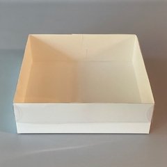 Mini Pack x 2 u CHEESECAKE XL (28x28x 7.5 cm) CAJA PARA TARTAS / PETIT FOURS - comprar online