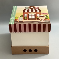 MINI PACK x 2 u DRIP BOX 25 - PASTELERAS (25x25x25 cm) CONTIENE MUCHO AMOR - tienda online