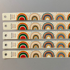 PACK x 10 WINCOTAPES A01 RAINBOW Guardas Decorativas Autoadhesivas 44 cm largo x 2 cm ancho