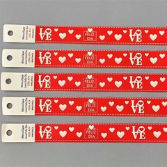 PACK x 10 WINCOTAPES A74 FELIZ DIA LOVE Guardas Decorativas Autoadhesivas 44 cm largo x 2 cm ancho