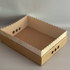 MINI PACK x 2 u NUMBER BOX CLASS (42x32x12 cm) Nueva! color natural - comprar online