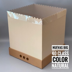 MINI PACK x 2 u BIG BOX 40 CLASS (35x35x40 cm) Nueva! Color natural