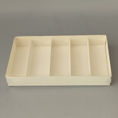 Pack x 15 u CO XXXL + DIVISIONES PLEGABLES (25x15x 3.5 cm) CAJA DEGUSTACION / PETIT FOURS - wincopack