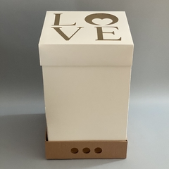 MINI PACK x 2 u DRIP BOX 40 TAPA CARTULINA VISOR LOVE (25x25x40 cm) en internet