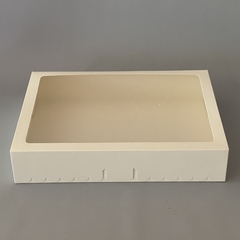 Pack x 6 u DONUTS con VISOR (29.5x20.5x5 cm) BOX DULCE