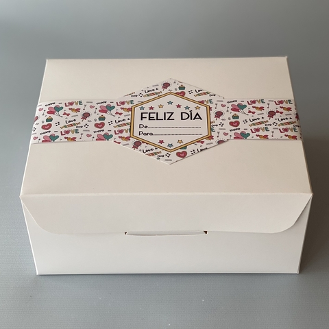 CAJA PARA DELIVERY DULCE / TARTAS C/VISOR (22x22x10 cm)