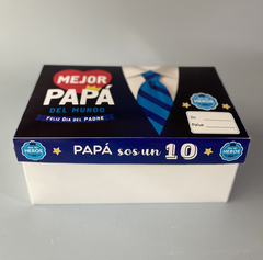 Mini Pack x 2 u PAPÁ 03 - OPEN L - Papá sos un 10 ! - para LETTERCAKE Nueva ! - tienda online