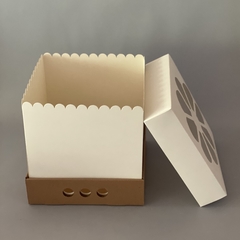 Pack x 6 u DRIP BOX 25 TAPA CARTULINA VISOR FLOR (25x25x25 cm) en internet