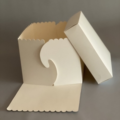 Pack x 2 u MTAR XL CON TAPA DE CARTULINA BLANCA SIN VISOR (25x25x20 cm) CAJA PARA TORTAS / DRIP CAKES en internet