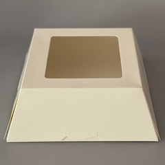 PACK x 12 u FL-VISOR RECTO LARGE (22x22x8 cm) TARTAS/TORTAS/DESAYUNOS - comprar online