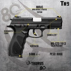 Imagem do Pistola Taurus th9