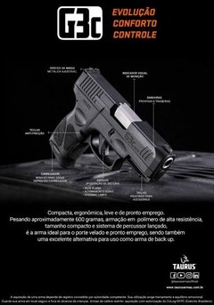 Pistola Taurus G3C9mm na internet