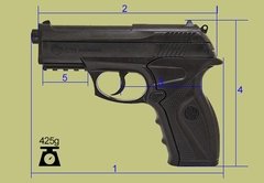 Imagem do Pistola de Pressão Co2 C11 Rossi 6mm