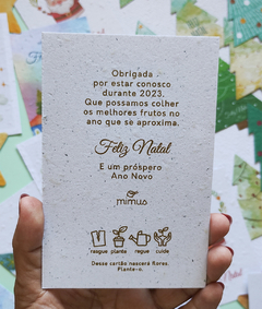 Cartão Postal Plantável - Papel Semente 10 x 15cm - Personalizado - comprar online