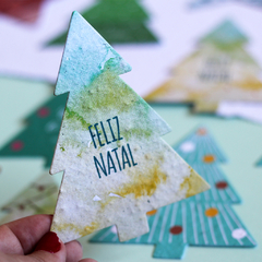 Cartão Plantável - Árvore de Natal 9x9cm - Personalizado - comprar online