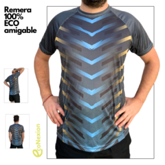 REMERA ECONEXION RAYOS - 100% EcoAmigable