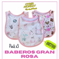 Pack x3 - BABEROS GRAN ROSA