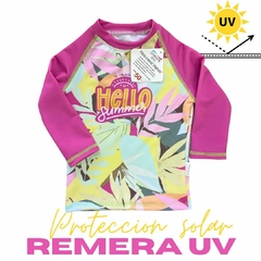 Combo FILTRO UV - REMERA + GORRO UV - Pink - comprar online